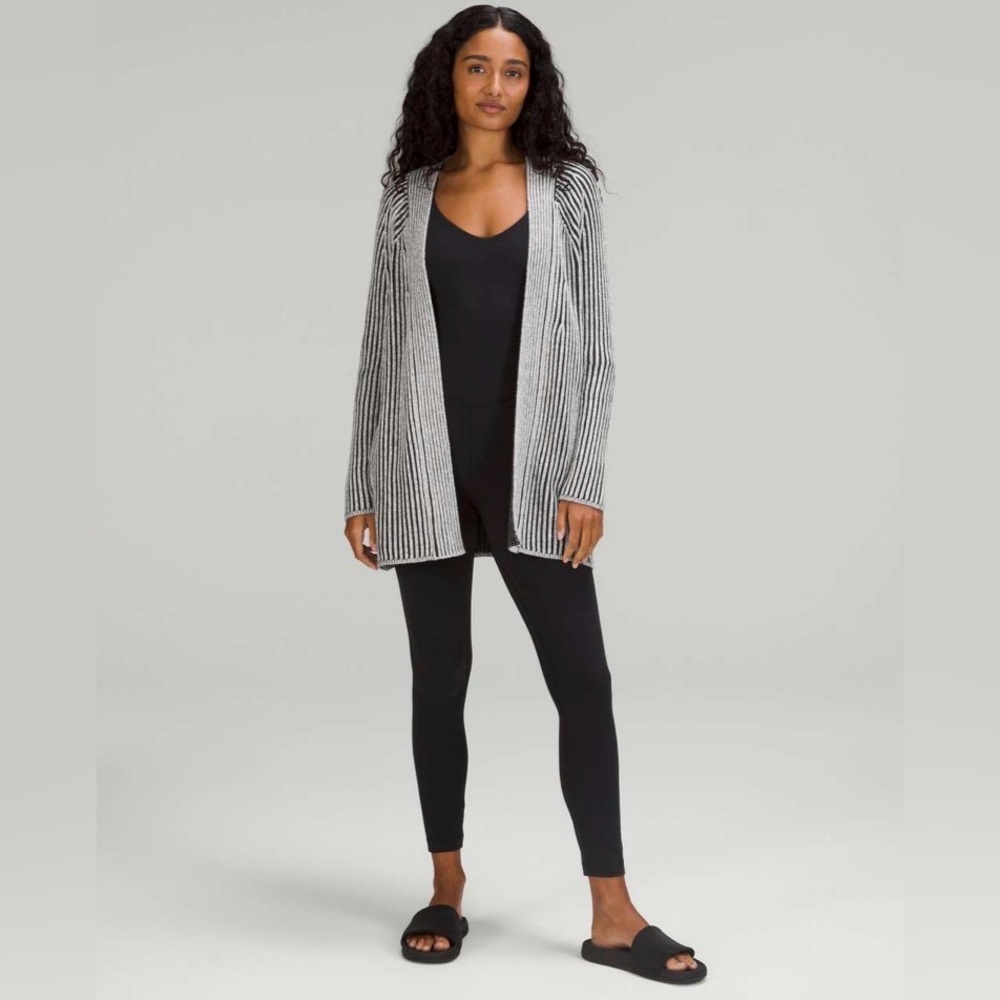 Lululemon Cotton-Cashmere Blend Sweater Wrap - Picture 3 of 9